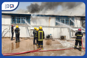 قوة أمنية تعتدي على مصور قناة وتمنع ثلاث قنوات من تغطية حريق مستشفى في البصرة