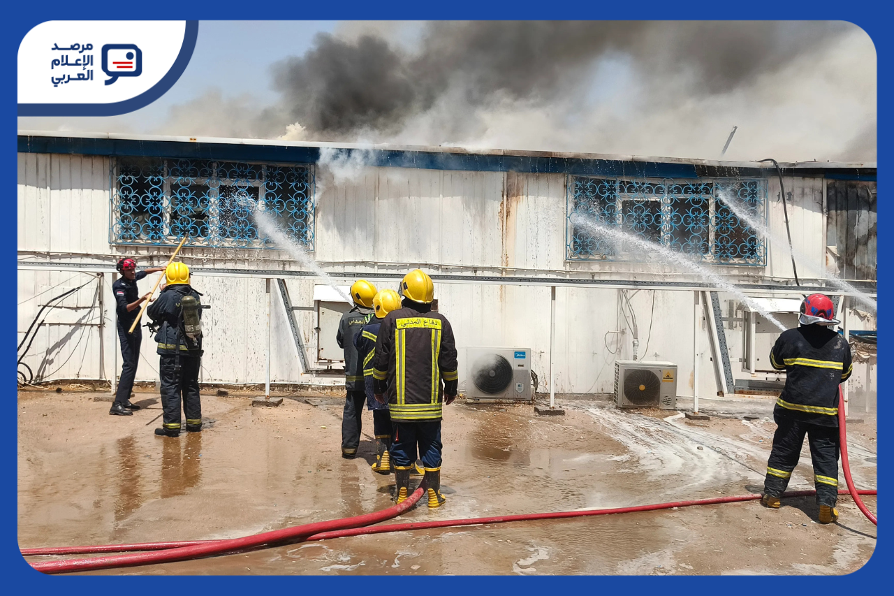 قوة أمنية تعتدي على مصور قناة وتمنع ثلاث قنوات من تغطية حريق مستشفى في البصرة