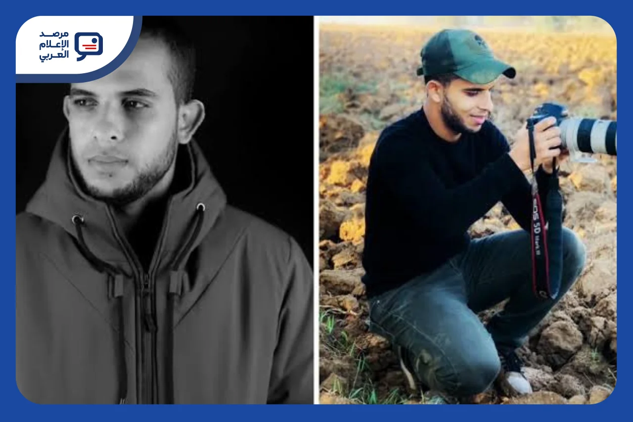 غزة تشيّع الصحفي عبيدة مرتجى بعد مقتله بقصف إسرائيلي